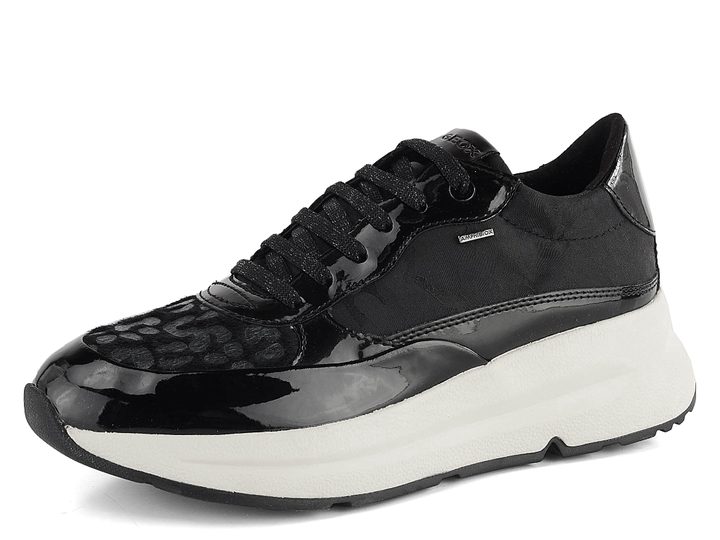 Geox sneakers Backsie kombinované černé D94FPB0FUHH