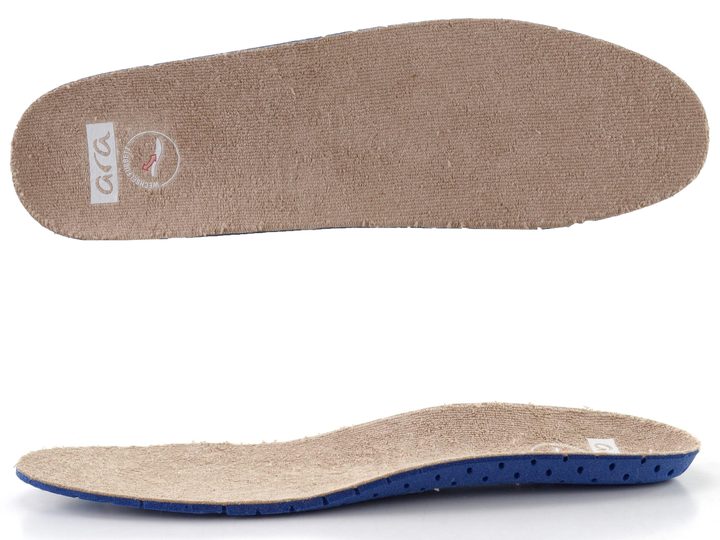 Ara hnědé pánské polobotky Genua Cognac/Weiss 11-26101-14