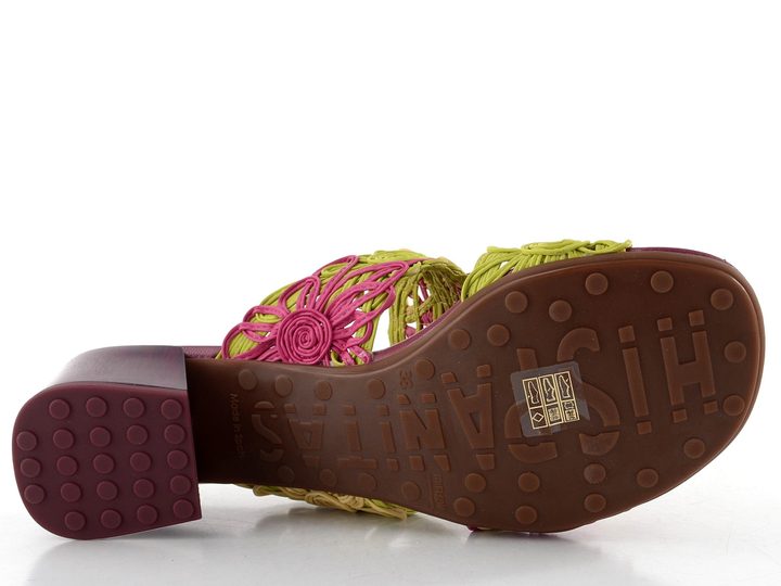 Hispanitas pantofle na podpatku Tulipan Multi Yellow HV264841