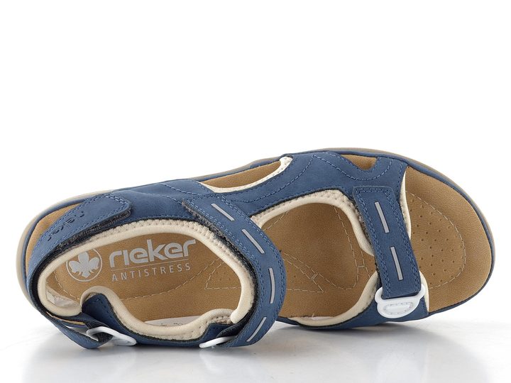 Rieker modré sportovní sandály 64856-14