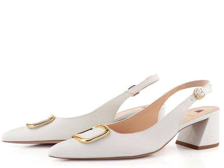 Högl lodičky s volnou patou creme 1-104623-1200