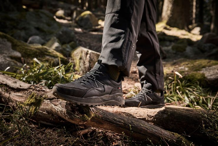 Rieker Sport pánske čierne tenisky s membránou U1301-01