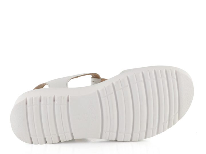 Ara sandály na platformě s klínkem Bilbao bílé 12-33515-04