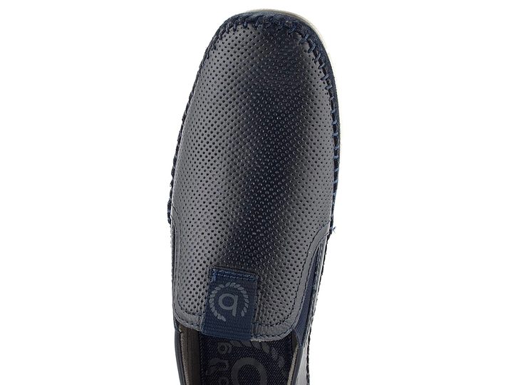 Bugatti pánské kožené mokasíny tmavě modré 321-A2X6E-1000