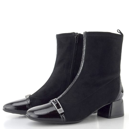 Hispanitas strečový kotník na podpatku Varsovia black HI265016