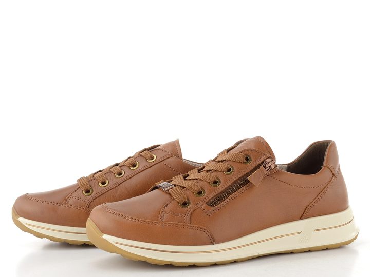 Ara dámské sneakers se zipem Osaka cognac 12-54801-67