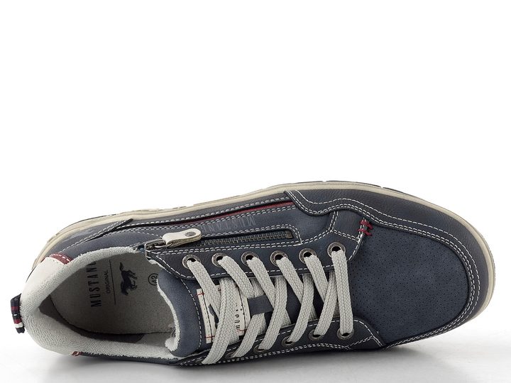Mustang pánské polobotky se zipem navy 15M0181006