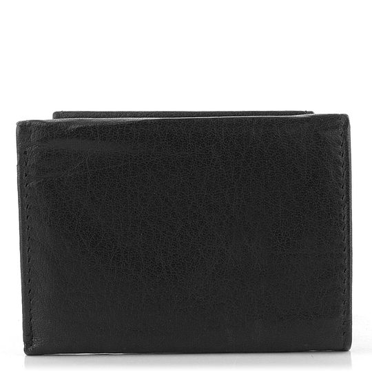 Kožená peněženka mini černá W-2030