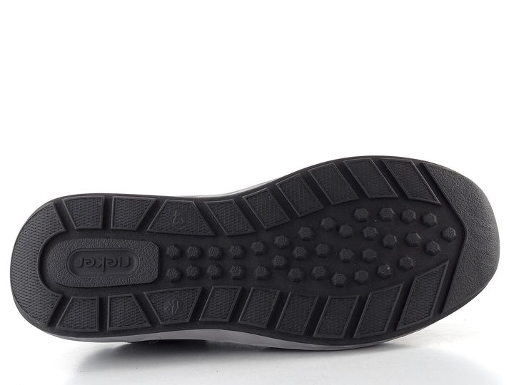 Rieker tmavo modré poltopánky so zipsom 11500-14