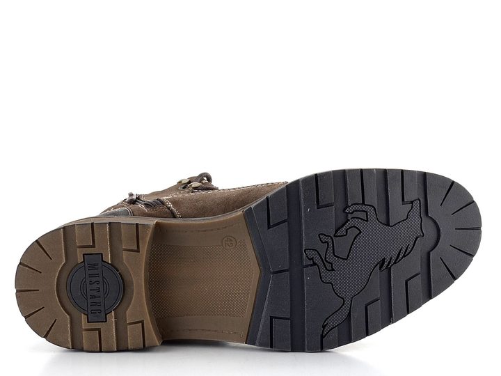 Mustang pánský kotník se zipem Dunkelbraun 4140-504-032