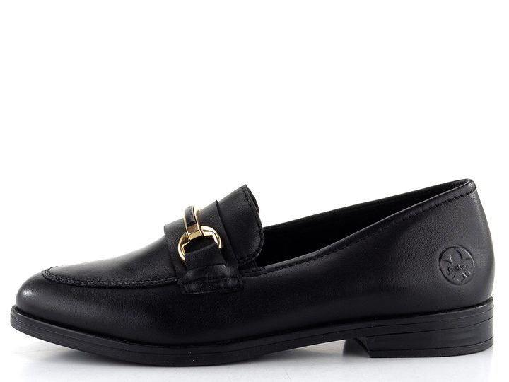 Rieker čierne mokasíny 46262-01