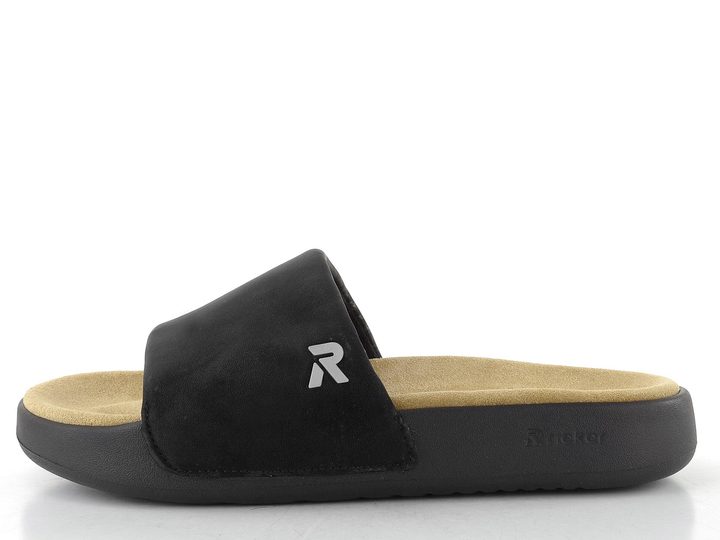 Rieker Sport dámské pantofle černé W3250-00