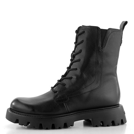 Wonders šněrovací kotník na hrubé podešvi Negro C-7502