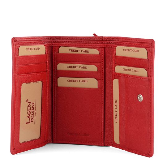 Dámska peňaženka stredná červená BLC/4386