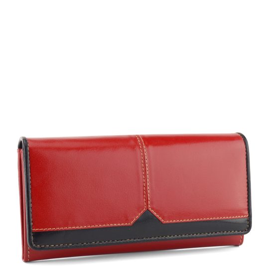 Dámská peňaženka červeno/čierna