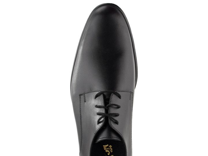 Barton kožené černé polobotky 50419