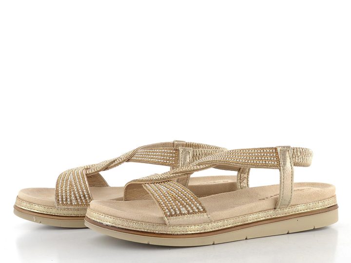 Tamaris sandále na platforme Copper Comb 1-28200-44