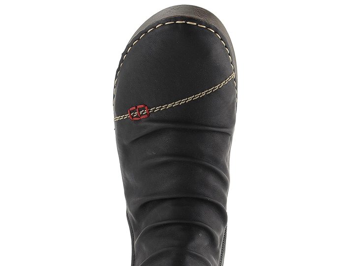 Rieker řasený kotník černý 52583-00