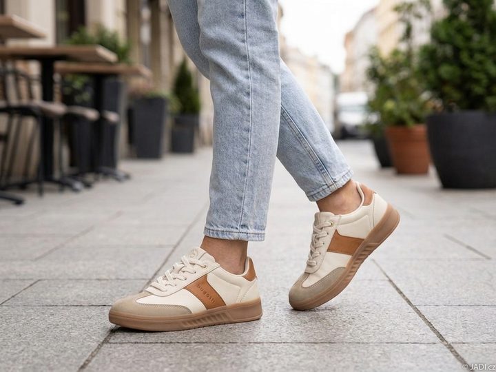 Bugatti dámské tenisky beige/cognac 435-AQJ02-5550