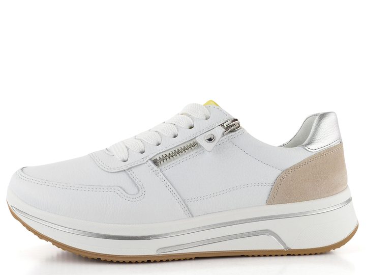 Ara širší tenisky Sapporo Weiss/Limoncello/Shell/Silber 12-27540-03