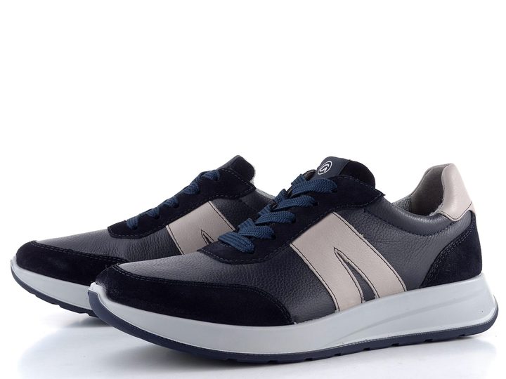 Ara širšie pánske tenisky Matteo-Sport Blau/Pebble 11-28602-22