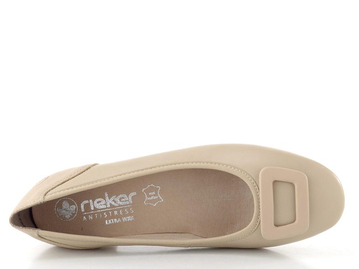 Rieker béžové lodičky se sponou 43453-62