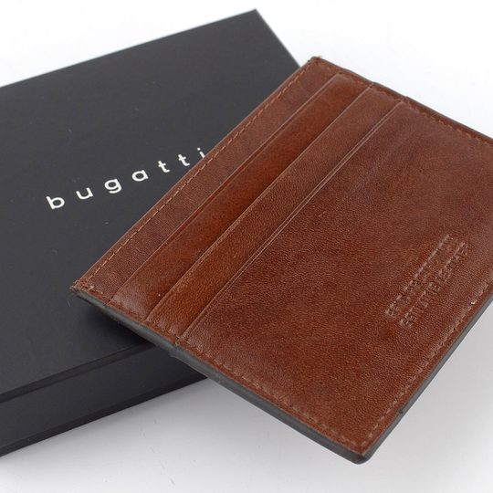 Bugatti kapesní pouzdro na karty cognac 49125007