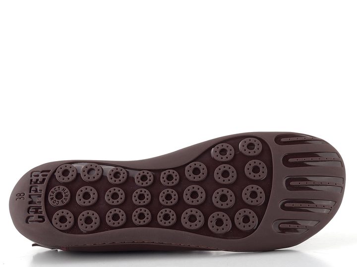 Camper prozouvací polobotky Peu burgundy K200514-064