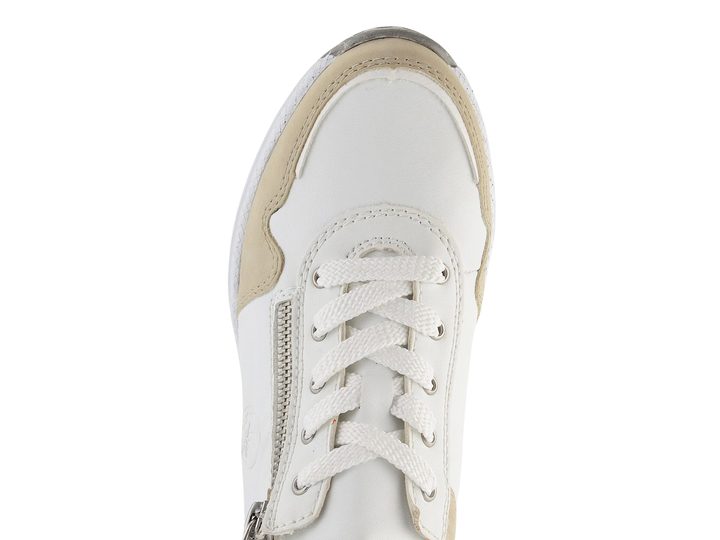 Rieker tenisky na kline biele/béžové N4324-80