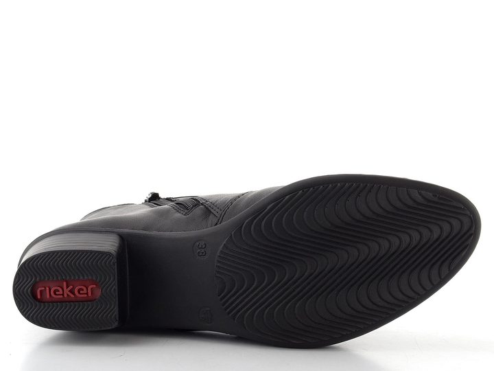 Rieker elegantní černý kotník Y0797-00