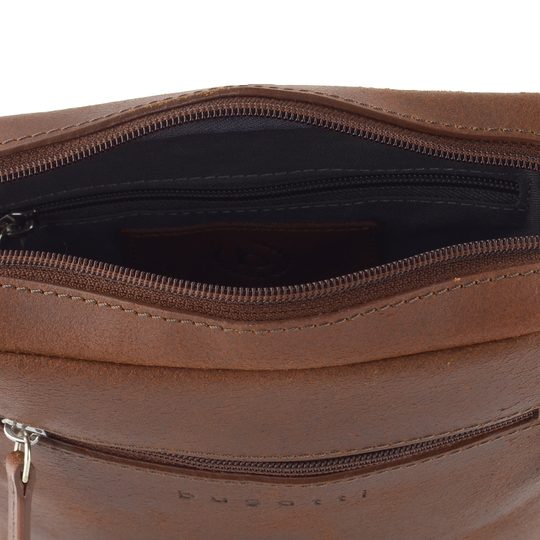 Bugatti crossbody kabela z broušené kůže 49548007
