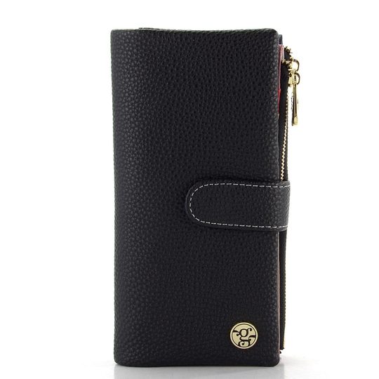 Dámská peněženka s odepínatelným pouzdrem černá/barevná LCY-1949