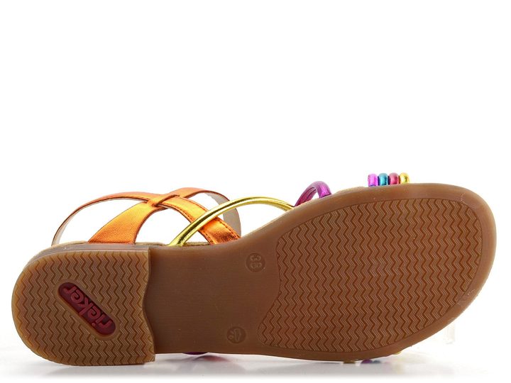Rieker pásikové sandále Multi 65263-90