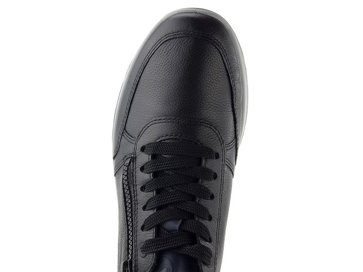 Ara širší pánské tenisky kožené Matteo Schwarz/Blau 11-24501-11