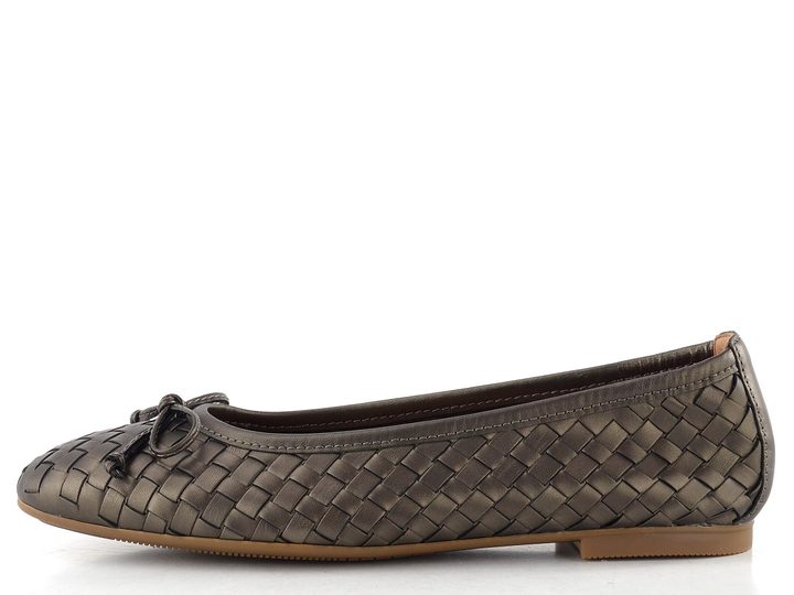 Gabor proplétané metalické baleríny smog 84.145.68