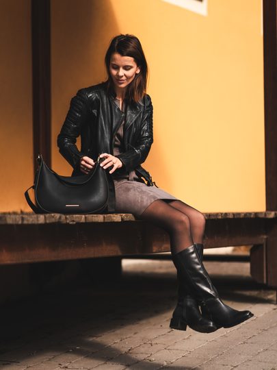 Ara dámské kozačky černé Parker 12-26102-01