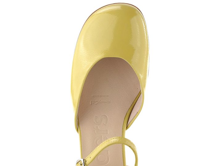 Wonders lakované lodičky s kotníkovým páskem amber D-2402