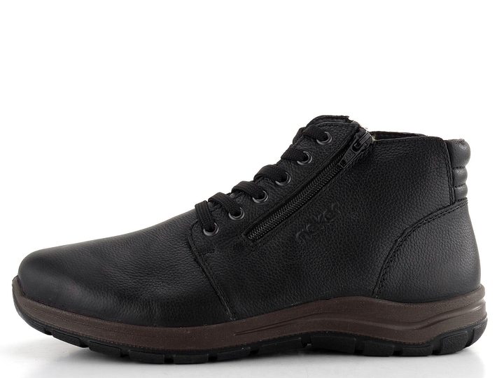 Rieker pánský kotník se zipem černý 03652-00