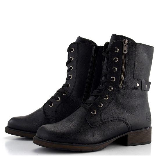 Rieker šněrovací kotník černý Z9501-00