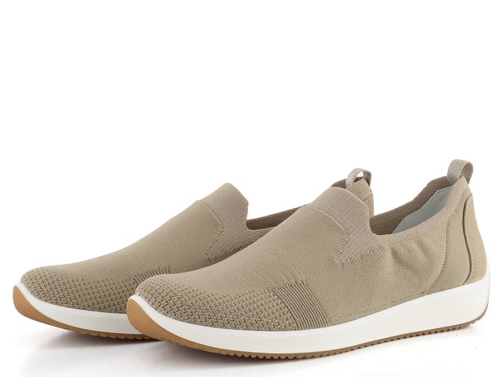 Ara textilné mokasíny Lissabon Sand 12-54042-08