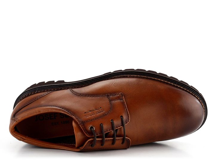 Josef Seibel hnědé šněrovací polobotky Romed Cognac 34404MA24