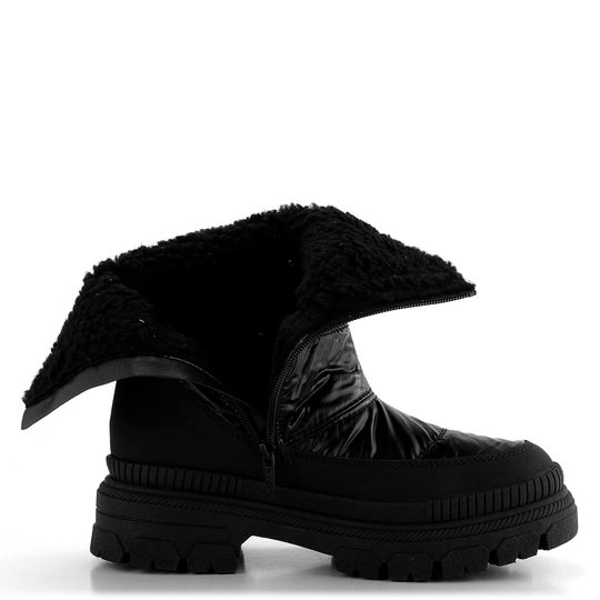 Rieker členková obuv s membránou na platforme čierna Y9380-00