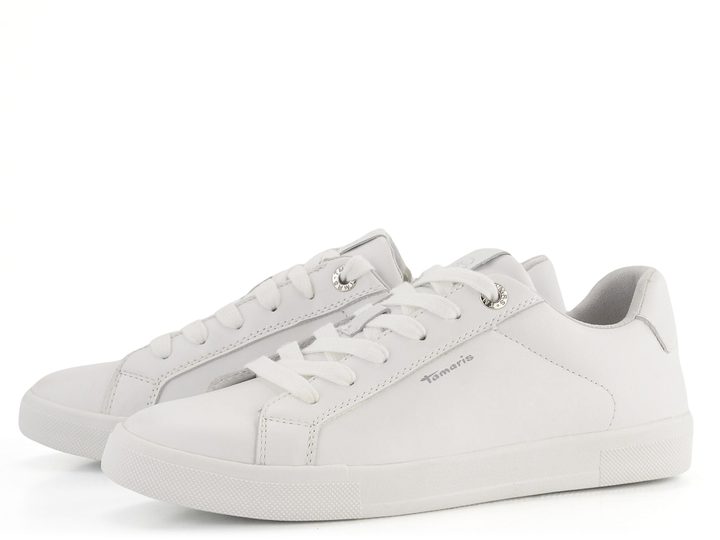 Tamaris bílé kožené tenisky 1-23622-42