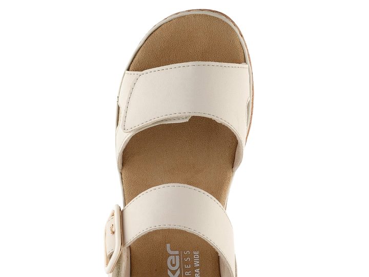 Rieker sandále s variabilnými pásikmi Porzellan 62760-60