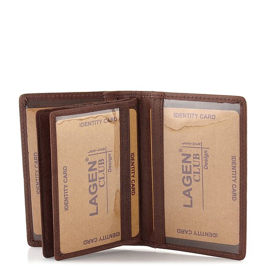 Lagen pouzdro na doklady hnědé V-61