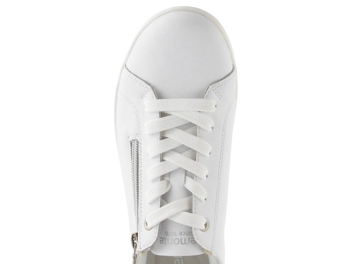 Remonte bílé polobotky se zipem D1E03-81