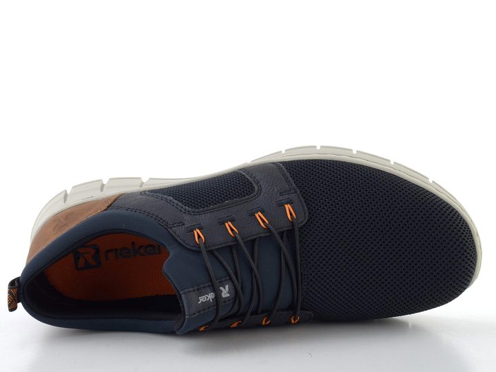 Rieker modré pánské polobotky B7796-14