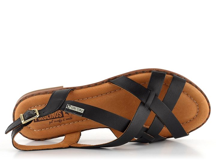 Pikolinos páskové sandály Algar Black W0X-0556ST