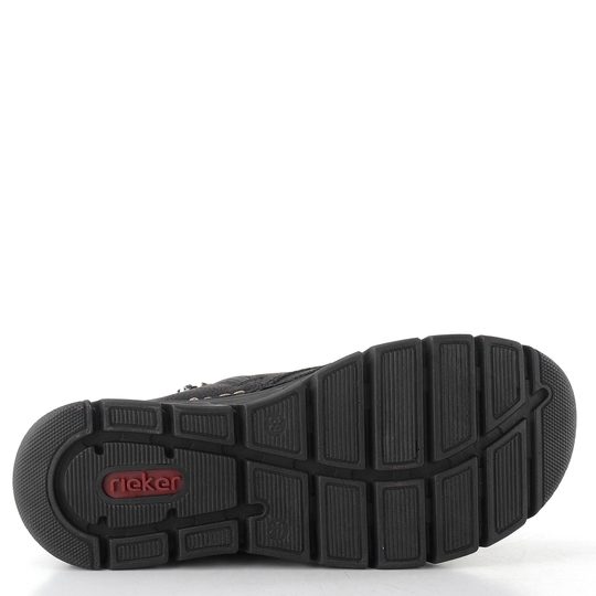 Rieker šněrovací kotník černý 55031-00
