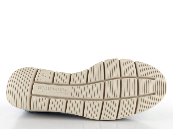 Tamaris kožené mokasíny Light Blue 1-24629-44